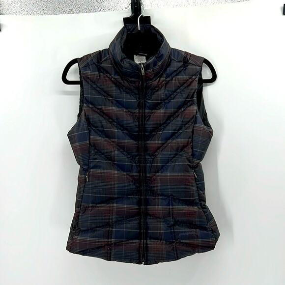 Patagonia Down with it Women's Puffer Vest - Plaid - Small - Picture 1 of 7